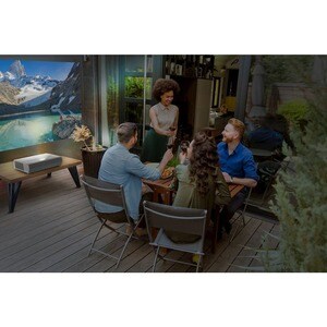 Optoma CINEMAX-P2 3D Ready Ultra Short Throw Laser Projector - 16:9 - 3840 x 2160 - Front, Rear, Ceiling - 1080p - 20000 H