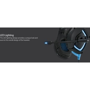 Adesso Xtream G1 Wired Over-the-head Stereo Gaming Headset - Black - Binaural - Circumaural - 20 Ohm - 20 Hz to 20 kHz - 2