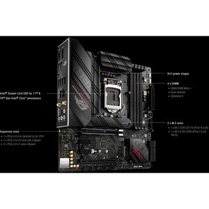 Asus ROG Strix B560-G GAMING WIFI Desktop Motherboard - Intel B560 Chipset - Socket LGA-1200 - Intel Optane Memory Ready -