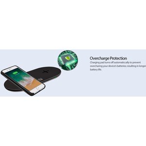 Adesso AUH-1040 Induction Charger - 12 V DC Input - Overcharge Protection