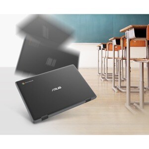 Chromebook - Asus Chromebook CR1 CR1100CKA-GJ0040 Durci - Écran 29,5 cm (11,6") - HD - Intel Celeron N4500 - 4 Go - 32 Go 
