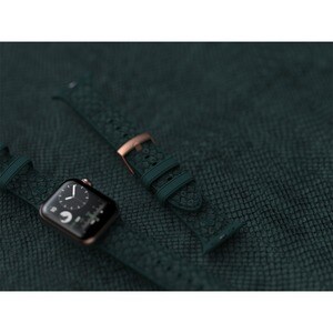 Njord byELEMENTS Salmon Leather Watch Strap - Apple Watch 44/45mm - Jörð. Type de produit: Collier, Type de dispositif com