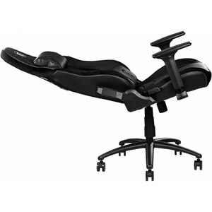 MSI MAG CH130 X Gaming Chair - Steel, PVC Leather, Polyurethane, Foam - Black