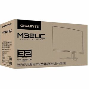 Gigabyte M32UC-SA 32" Class 4K UHD Curved Screen Gaming LCD Monitor - 16:9 - Black - 31.5" Viewable - Vertical Alignment (