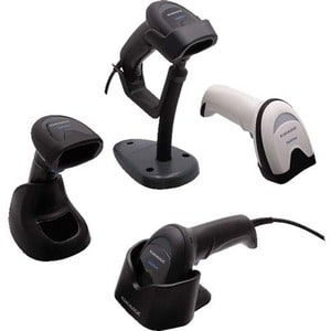 Scanner Kit - Wireless Connectivity - Black - USB Cable Included - 510 mm Scan Distance - 1D, 2D - LED - Imager - Omni-dir