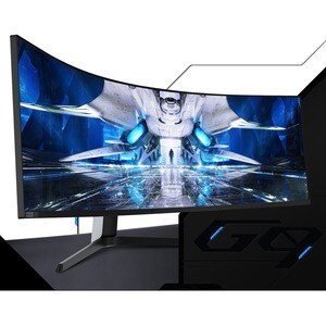 Monitor LCD Samsung Odyssey Neo G9 S49AG950NP 1244,6 mm (49") Class Dual Quad HD (DQHD) Schermo curvo - 32:9 - Nero, Bianc