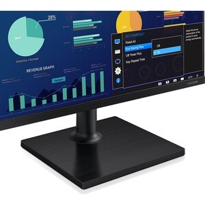 Samsung F24T450FZU 24" Class Full HD LCD Monitor - 16:9 - Black - 60.5 cm (23.8") Viewable - In-plane Switching (IPS) Tech
