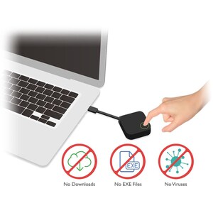 BenQ InstaShow WDC10C IEEE 802.11ac 867 Mbit/s Wireless Presentation Gateway - 5 GHz, 2,40 GHz - 2 x Externe Antenne(n) - 