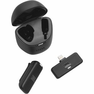 JBL Quantum Stream Wireless Dynamic Microphone for Live Streaming, Recording, Broadcasting, Outdoor - Black - 20 Hz to 20 