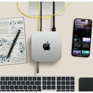 Apple Mac mini Desktop Computer - Apple M4 - 16 GB - 1 TB SSD - Mini PC - Silver - Apple M4 Chip - macOS Sequoia - Apple D