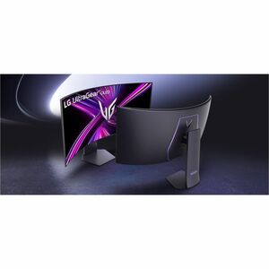 LG UltraGear 45GX950A-B 45" Class 5K2K WUHD Curved Screen Gaming OLED Monitor - 21:9 - Black - 44.5" Viewable - OLED - 512