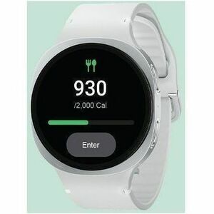 Samsung Galaxy Watch8 SM-L320 Smart Watch - Silver Case Color - White Band Color - Armor Aluminum Case Material - Wireless