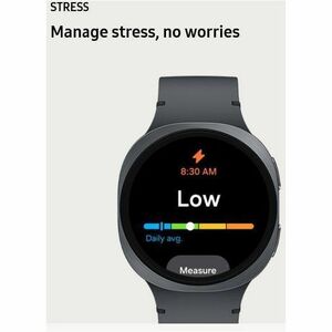 Samsung Galaxy Watch8 SM-L320 Smart Watch - 42.70 mm Case Height - 40.40 mm Case Width - Graphite Case Color - Graphite Ba