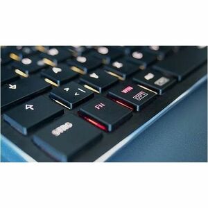 CHERRY MXU-270 Keyboard - Compact - Wired/Wireless Connectivity - USB 2.0 Type A Interface - RGB LED - English (US) - Blac