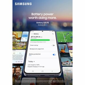 Samsung Galaxy S25 FE SM-S731B/DS 128 GB Smartphone - 17 cm (6.7") Dynamic AMOLED 2X Full HD Plus 1080 x 2340 - Deca-core 