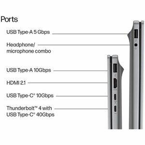 HP OmniBook 7 AI 16 Windows 11 Home 16in Intel Core Ultra 7 32GB RAM 1TB SSD WQXGA Meteor silver