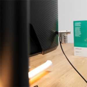 Targus DEFCON ASP106RGLXS Cable Lock For Notebook, Docking Station, Monitor - 1.98 m Cable - Resettable/Serialized - 4-dig