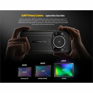 Ulefone Armor 21 256 GB Rugged Smartphone - 16.7 cm (6.6") LCD Full HD Plus 1080 x 2408 - Octa-core (Cortex A76Dual-core (