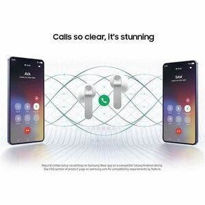 Samsung Galaxy Buds4 SM-R540 Earset - Bixby - Stereo - True Wireless - Bluetooth - Earbud - Binaural - In-ear - White