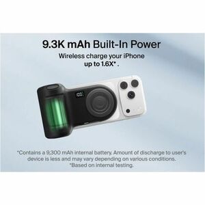 Stage PowerGrip Magnetic Charging Camera Grip with Power Bank - Charcoal
