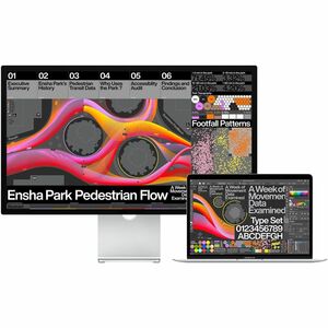 Apple Studio Display 27" Class Webcam 5K LCD Monitor - 68.6 cm (27") Viewable - 5120 x 2880 - 1 Billion Colors - 600 cd/m²