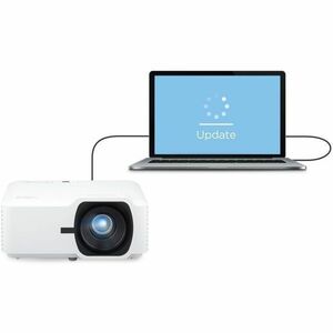 ViewSonic LSD600W DLP Projector - White - Front - 6000 lm - HDMI - USB