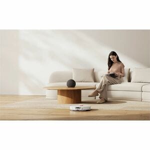 Xiaomi H50 Pro Bagless Robot Vacuum Cleaner - White - 280 mL Dust Capacity - Brush, Mop Pad - Carpet - Battery, AC Supply 