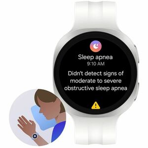 Samsung Galaxy Watch9 SM-L340 Smart Watch - 42.70 mm Case Height - 40.40 mm Case Width - Cream Body Color - Cream Band Col