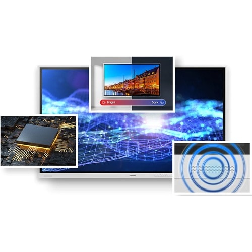 Samsung Flip Pro WM75B 1905 mm 4K UHD LCD Écran de collaboration - Cortex A72 1,70 GHz - 3,50 Go DDR4 SDRAM - infrarouge (