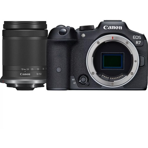 Canon EOS R7 32.5 Megapixel Mirrorless Camera with Lens - 18 mm - 150 mm - CMOS Sensor - Autofocus - 7.6 cm (3") Touchscre