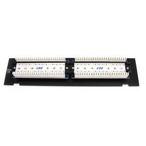 StarTech.com 1U 12 Port Wall Mount Cat5e 110 Patch Panel - 45 Degree - Organize up to 12 Cat5e patch cables