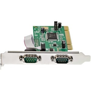 StarTech.com Serial adapter card - PCI - serial - 2 ports - 2 x 9-pin DB-9 Male 16C550 Serial