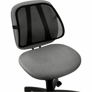 Fellowes Office Suites Mesh Back Support - Black - Mesh Fabric - 1 Each