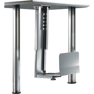 Newstar Under Desk PC Mount (Suitable PC Dimensions - Height: 39-54 cm / Width: 13-23 cm) - Silver - Vertical - 540 mm x 2