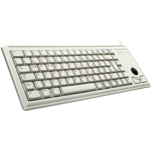 CHERRY ML 4420 Wired Keyboard - Compact,Pale Gray,Integrated Trackball