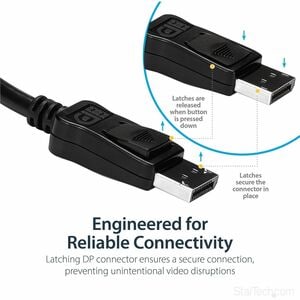 StarTech.com DisplayPort to DVI Adapter, DisplayPort to DVI-D Adapter/Video Converter 1080p, DP 1.2 to DVI Monitor, Latchi