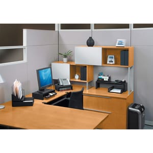 Fellowes Designer Suites™ Monitor Riser - Up to 21" Screen Support - 40 lb Load Capacity - 4.4" Height x 16" Width x 9.4" 