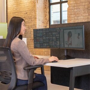 Ergotron Monitorständer - Bildschirmgr�ße: Bis zu 24 Zoll (60,96 cm) - 28,12 kg TragfähigkeitDisplay Type Supported: - Sch