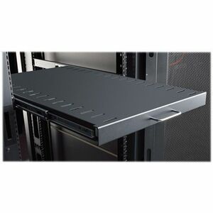 Tripp Lite SmartRack SRSHELF4PSL Rack Shelf - Black - Cold-rolled Steel (CRS) - 50 lb (22679.62 g) Maximum Weight Capacity