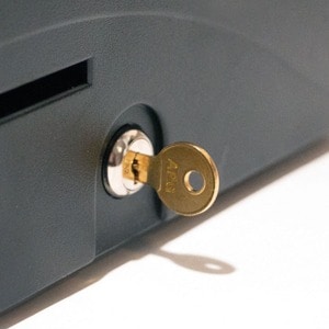 APG Cash Drawer PK-8K-A4 Key Set - Set of keys includes 2 keys with the A4 code - Works on all A4 locks