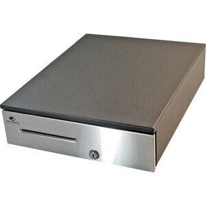 apg®Heavy- Duty Point of Sale Cash Drawer | Series 4000 JD320-BL1317 - USD 4 Bill - 4 Coin - 1 Media Slot - 4 Lock Positio