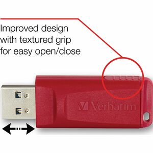 32GB Store 'n' Go® USB Flash Drive - Red - 32GB USB - Red