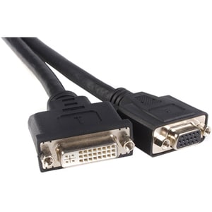 StarTech.com DMS 59 Splitter Cable - 8in - DMS 59 to 1 x DVI / 1 x VGA - Y Cable - DMS 59 to VGA - Monitor Splitter Cable 
