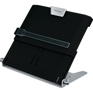 Professional Series In-Line Document Holder - Horizontal - 7.5" Height x 12" Width x 2.5" Depth - Black - 1 Each