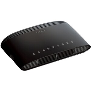 D-Link DES-1008D 8 Ports Ethernet Switch - Fast Ethernet - 10Base-T, 10/100Base-TX - 2 Layer Supported - 2 W Power Consump