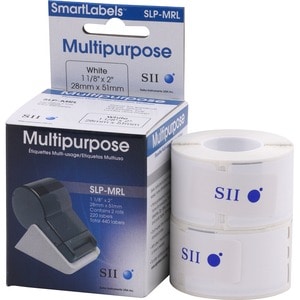 Seiko SmartLabel SLP-MRL Multipurpose Label - Perfect Rectangle Label designed for many applications.