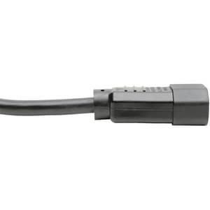 Eaton Tripp Lite Series Heavy-Duty PDU Power Cord, C13 to C14 - 15A, 250V, 14 AWG, 2 ft. (0.61 m), Black - 15A, 14AWG (IEC
