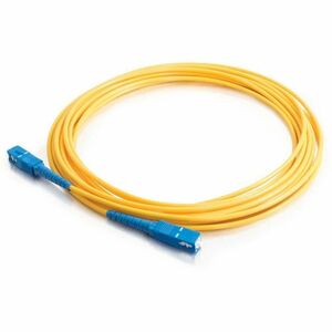 C2G-20m SC-SC 9/125 OS1 Simplex Singlemode PVC Fiber Optic Cable - Yellow - 20m SC-SC 9/125 Simplex Single Mode OS2 Fiber 