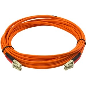 StarTech.com 5m Fiber Optic Cable - Multimode Duplex 50/125 - LSZH Fiber Jumper Cord - LC/LC - 2 x LC Male Network - 2 x L