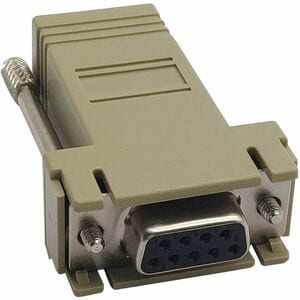 Eaton Tripp Lite Series Modular Serial Adapter Crossover Wiring (DB9 F to RJ45 F) - 1 x 9-pin DB-9 Serial Female - 1 x RJ-